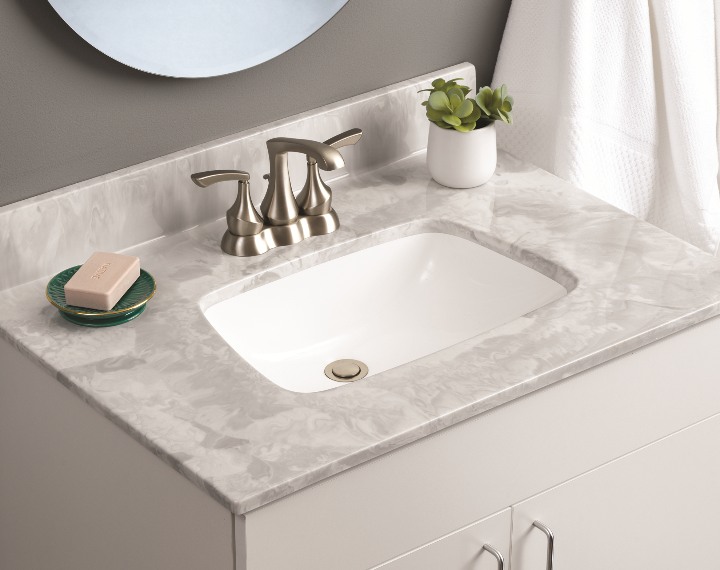 Antimicrobial countertops and surfaces